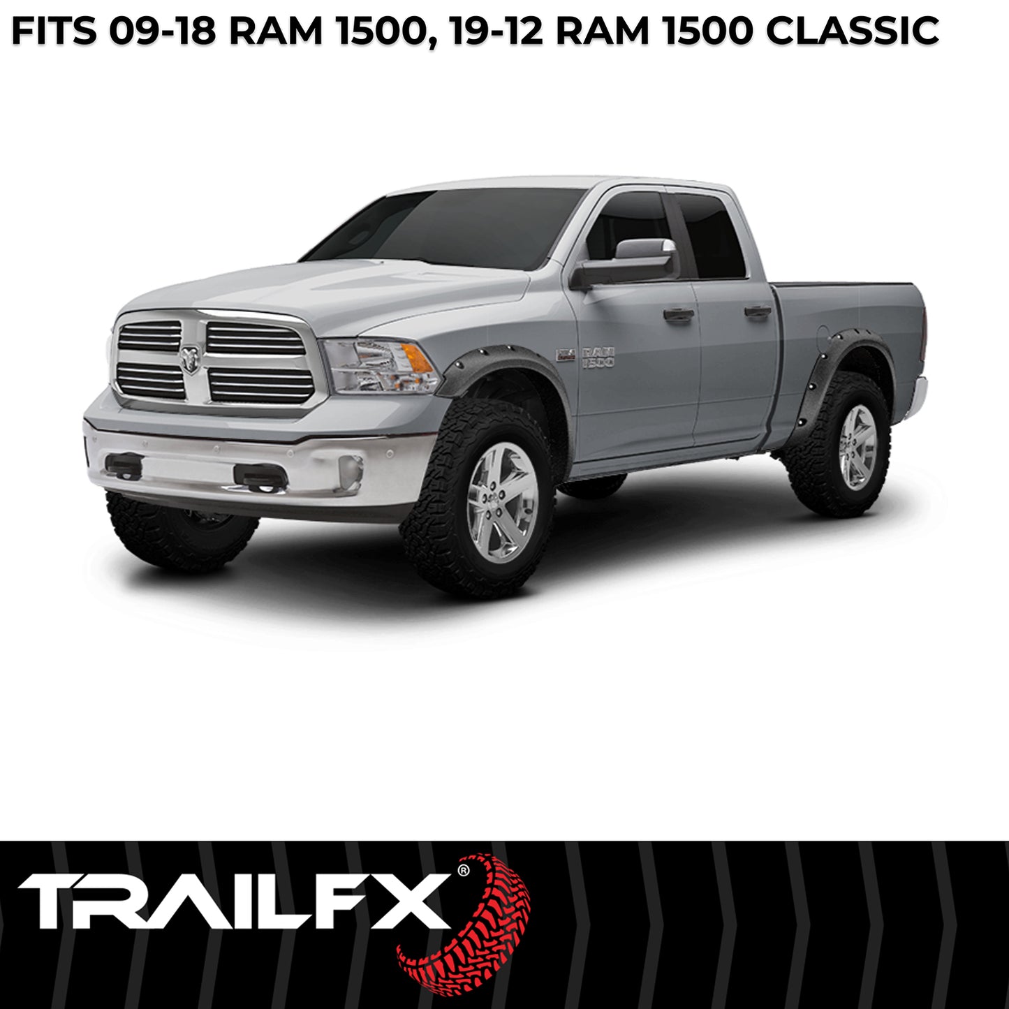 With Polished Stainless And Black Steel Rivets/ Stainless Hardware Kit by TrailFX