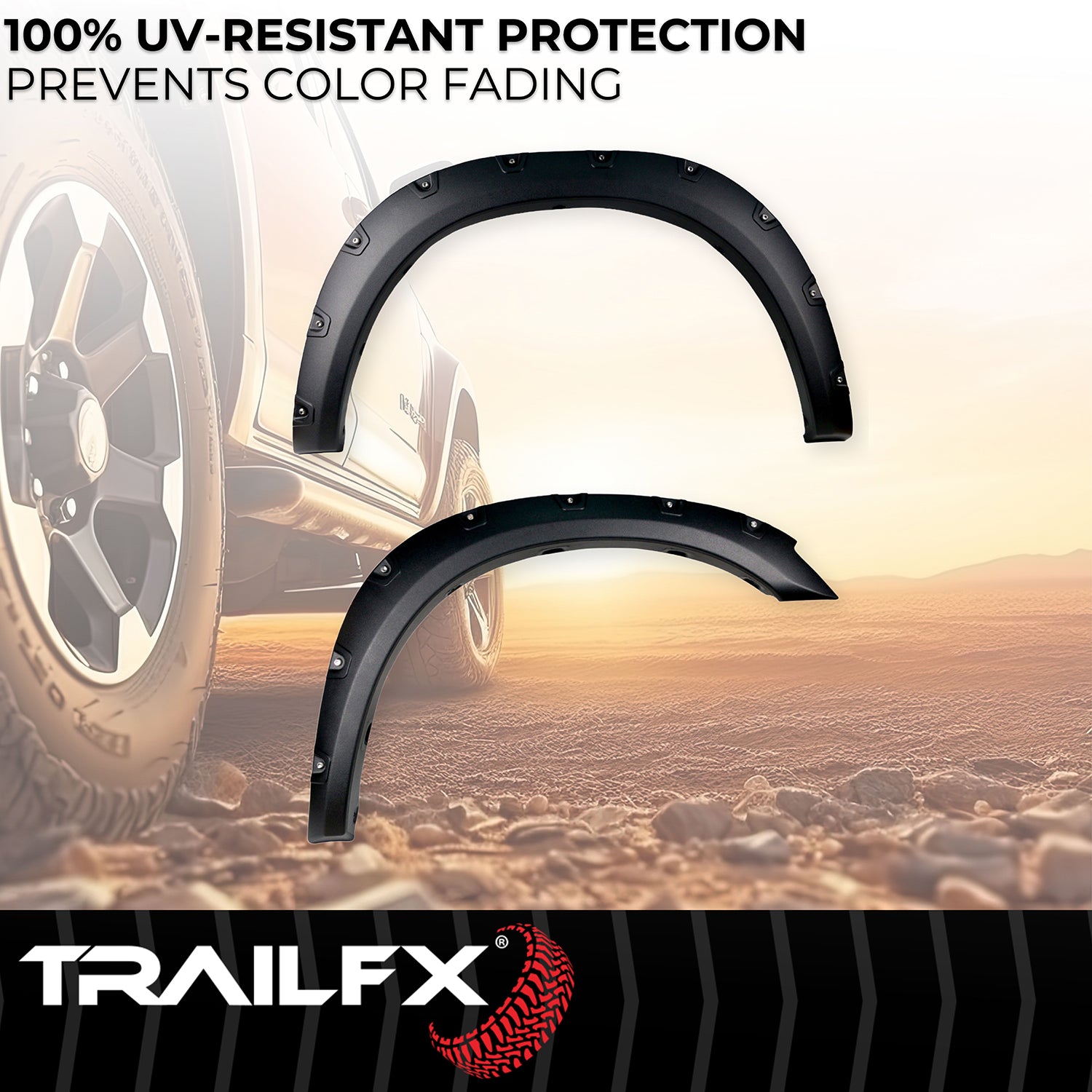 With Polished Stainless And Black Steel Rivets/ Stainless Hardware Kit by TrailFX