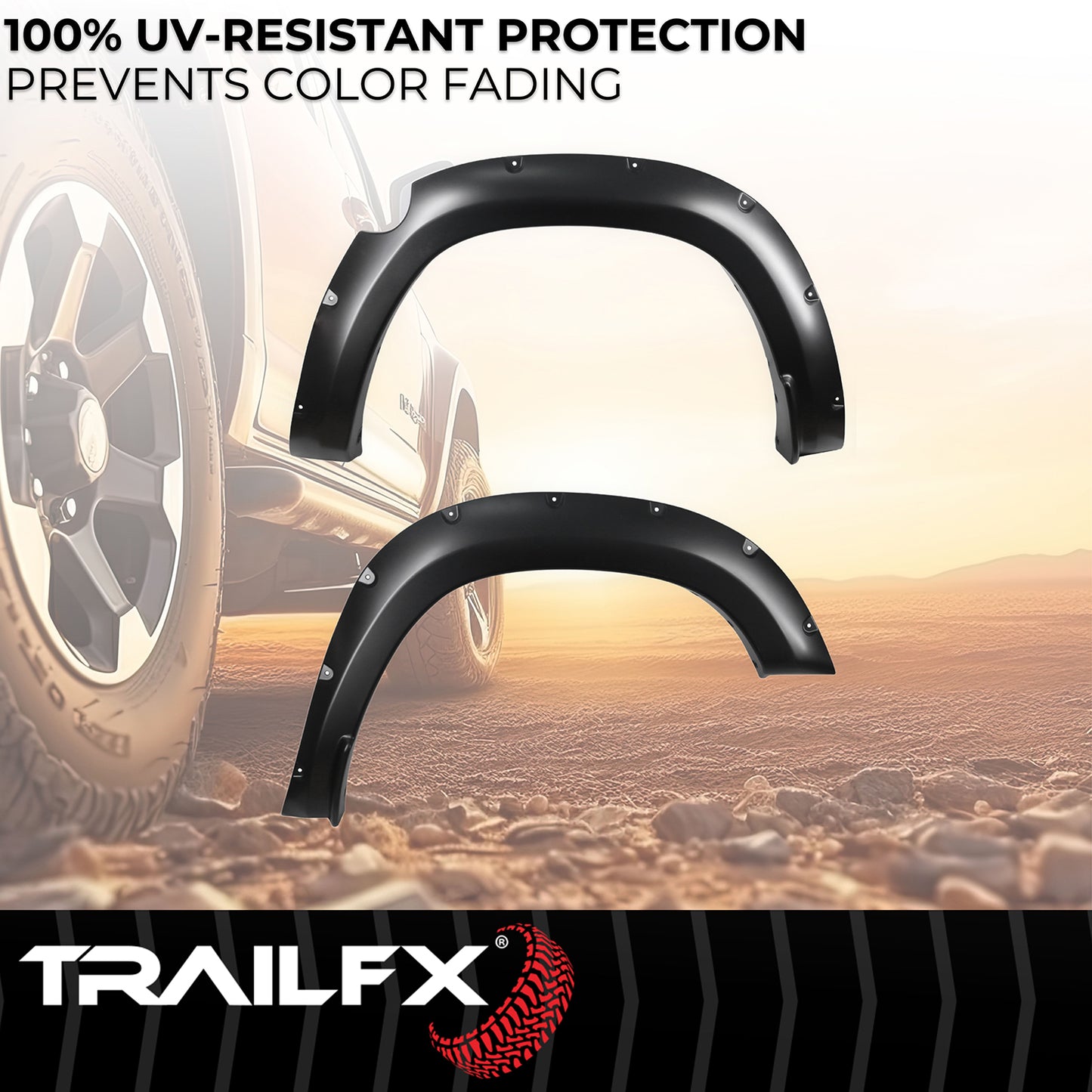 With Polished Stainless And Black Steel Rivets/ Stainless Hardware Kit by TrailFX