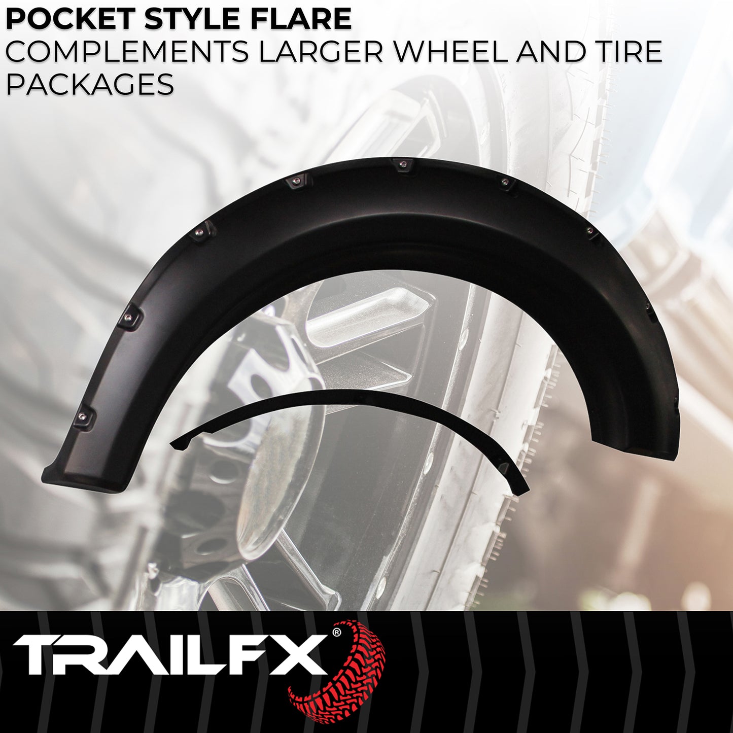 With Polished Stainless And Black Steel Rivets/ Stainless Hardware Kit by TrailFX