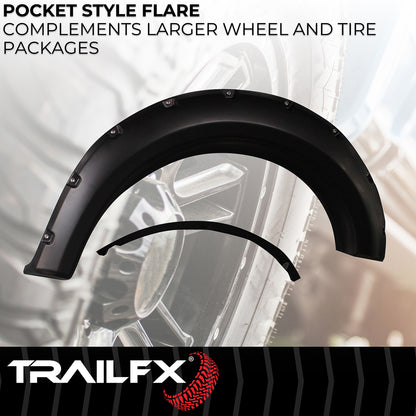 With Polished Stainless And Black Steel Rivets/ Stainless Hardware Kit by TrailFX