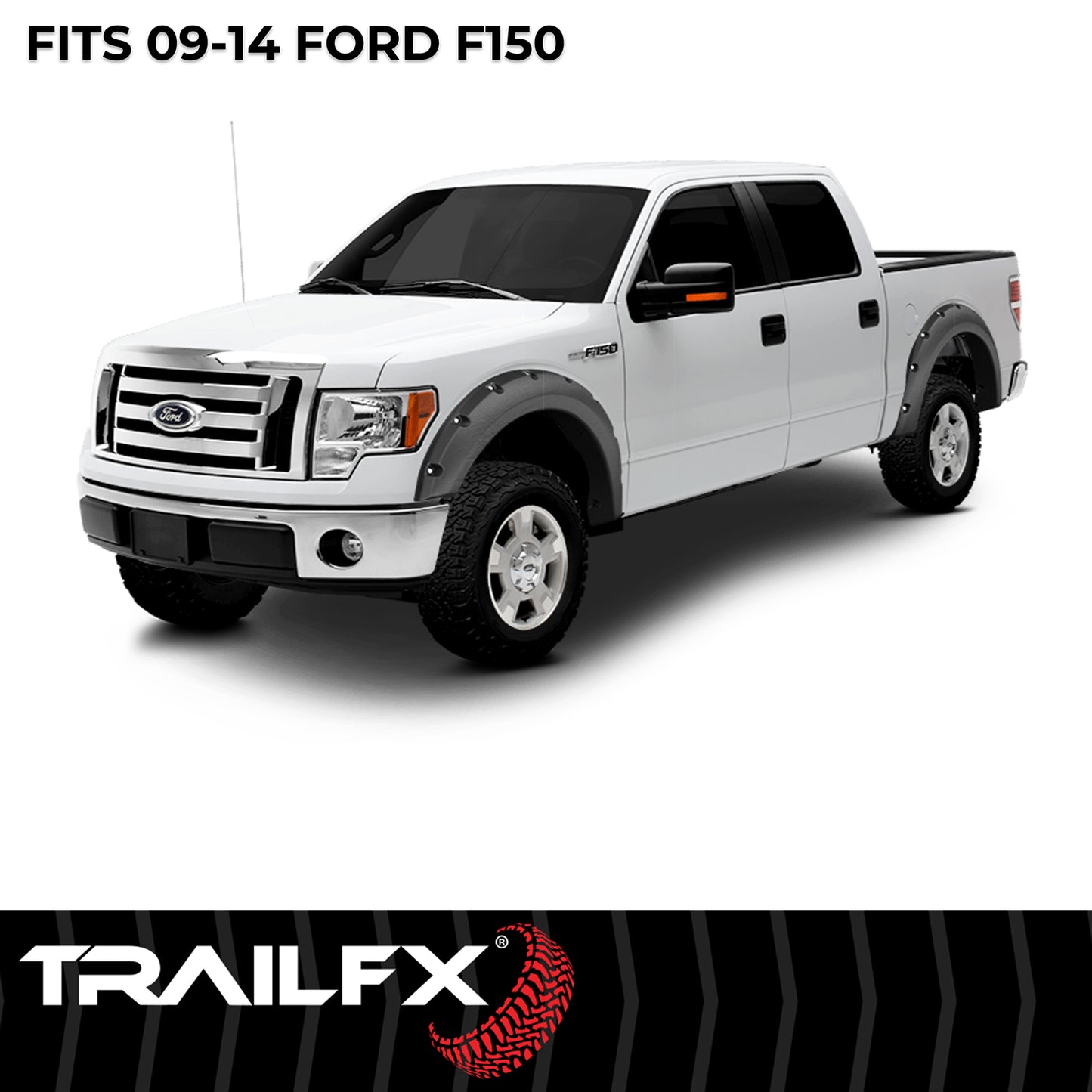 With Polished Stainless And Black Steel Rivets/ Stainless Hardware Kit by TrailFX