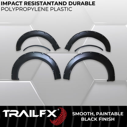 With Polished Stainless And Black Steel Rivets/ Stainless Hardware Kit by TrailFX