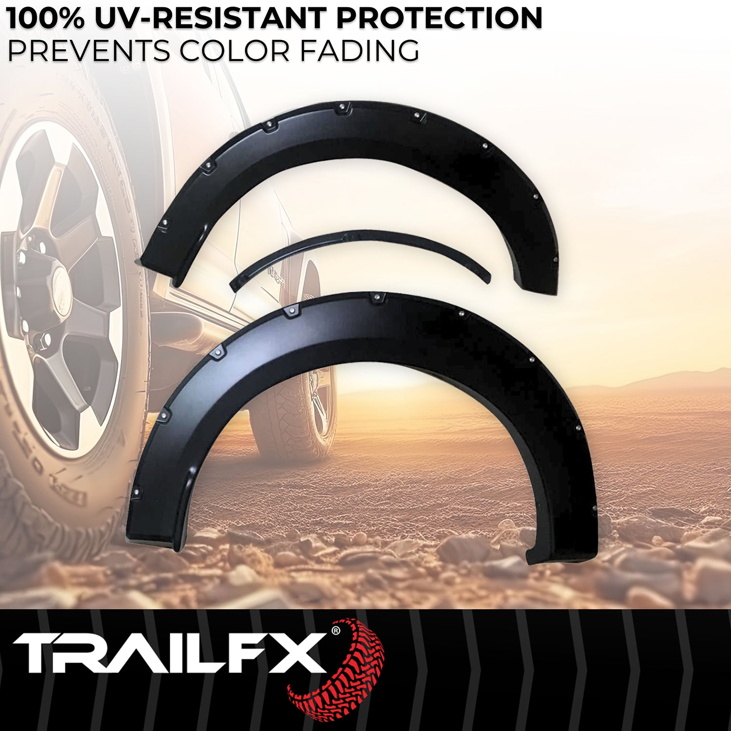 With Polished Stainless And Black Steel Rivets/ Stainless Hardware Kit by TrailFX