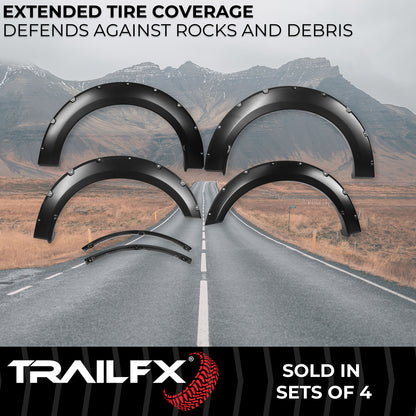 With Polished Stainless And Black Steel Rivets/ Stainless Hardware Kit by TrailFX