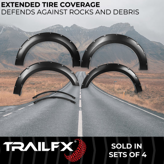 With Polished Stainless And Black Steel Rivets/ Stainless Hardware Kit by TrailFX