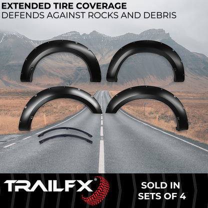 With Polished Stainless And Black Steel Rivets/ Stainless Hardware Kit by TrailFX