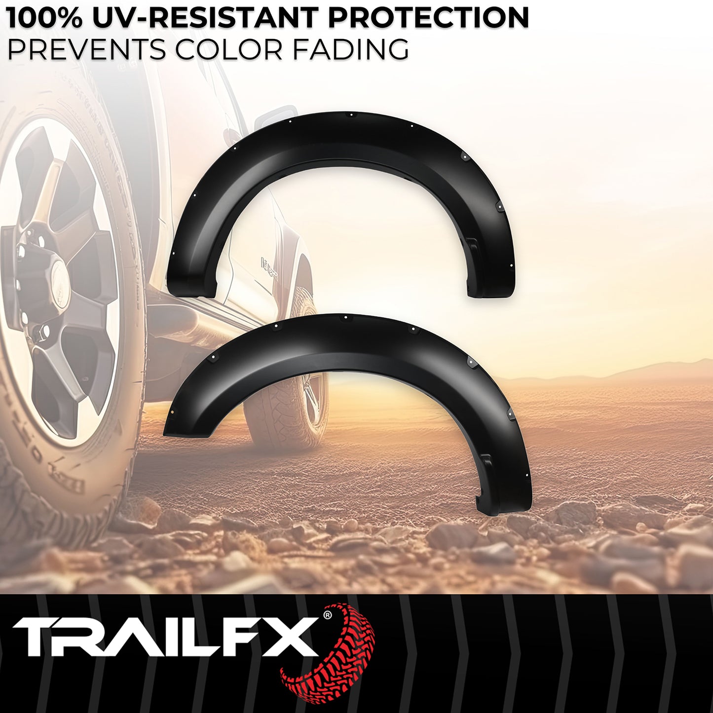 With Polished Stainless And Black Steel Rivets/ Stainless Hardware Kit by TrailFX