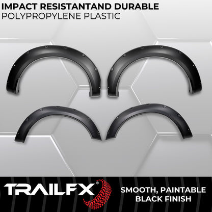 With Polished Stainless And Black Steel Rivets/ Stainless Hardware Kit by TrailFX