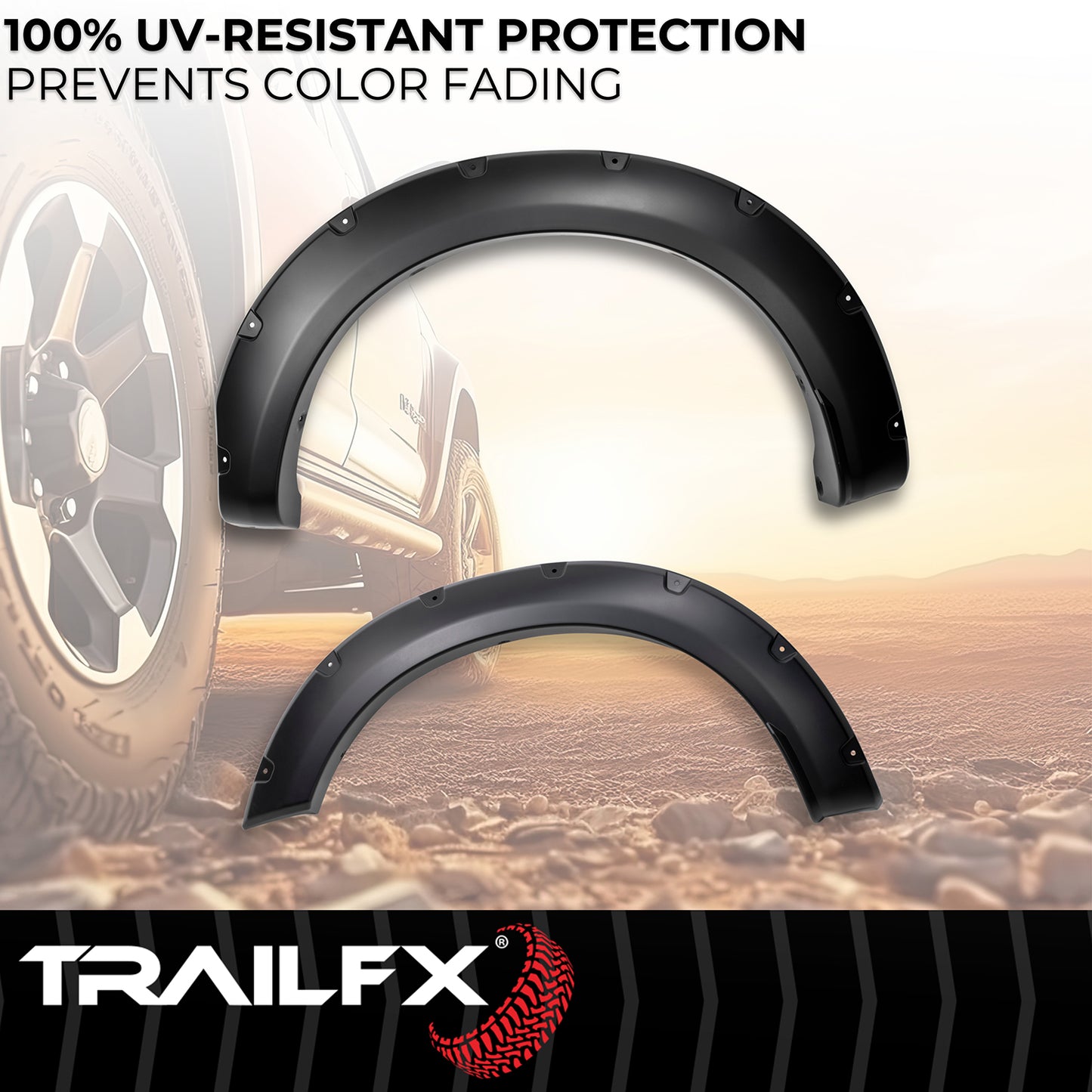 With Polished Stainless And Black Steel Rivets/ Stainless Hardware Kit by TrailFX
