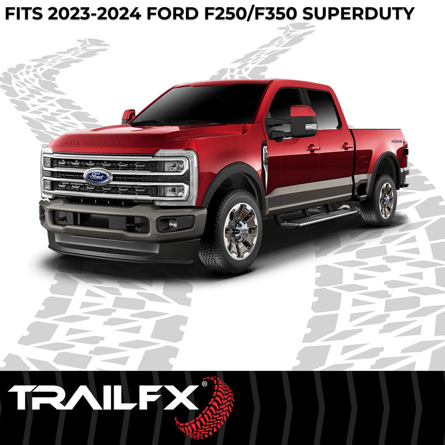 With Polished Stainless And Black Steel Rivets/ Stainless Hardware Kit by TrailFX