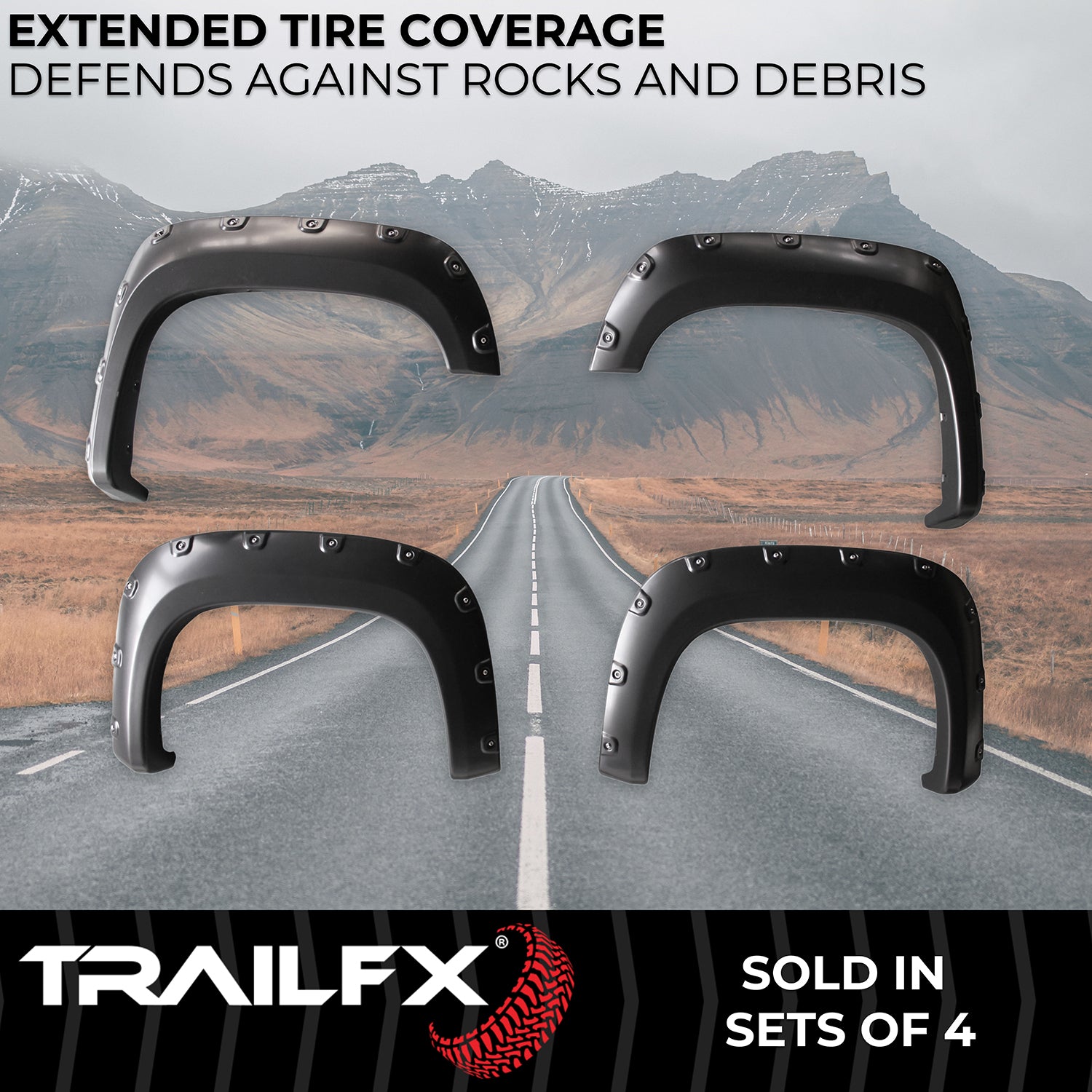 With Polished Stainless And Black Steel Rivets/ Stainless Hardware Kit by TrailFX