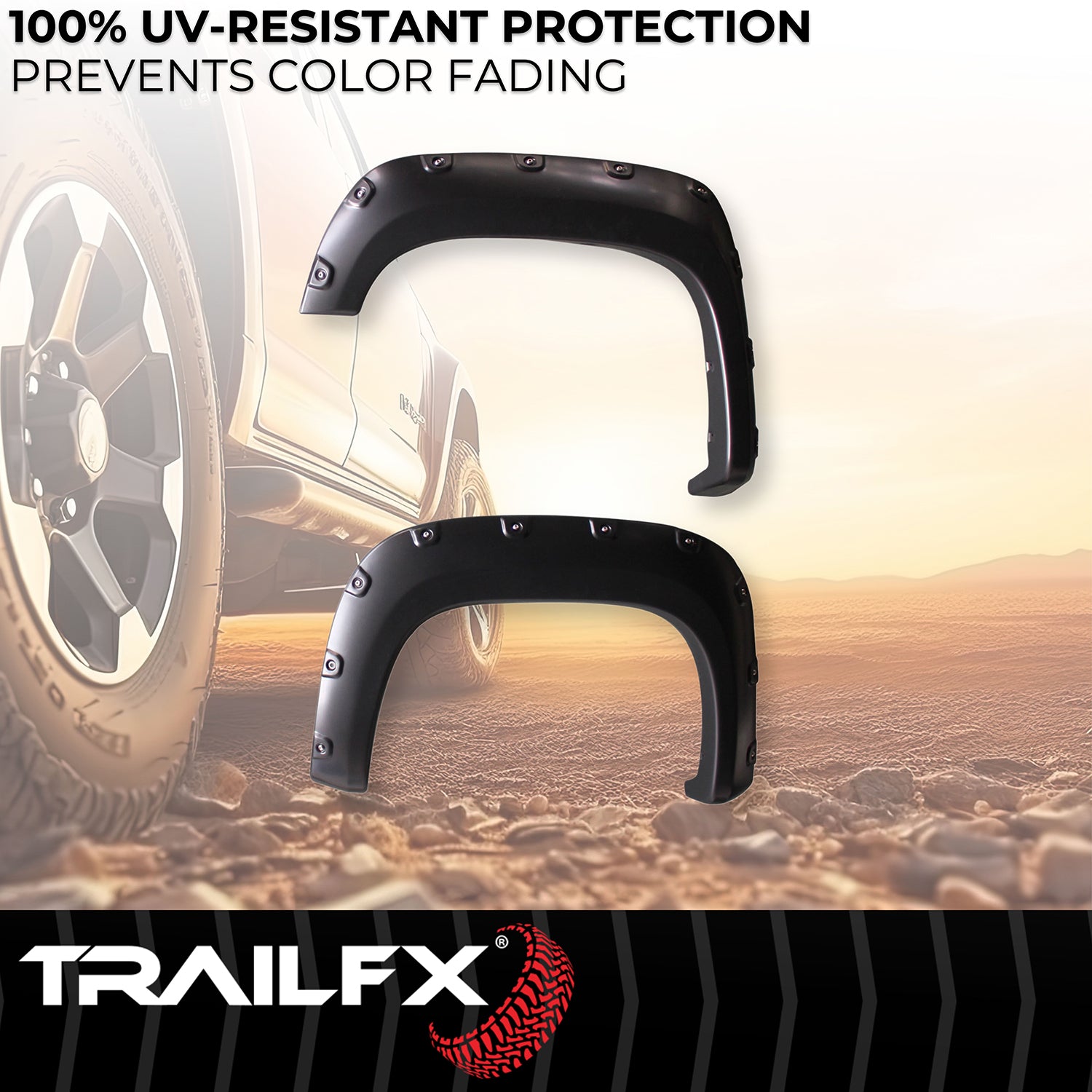 With Polished Stainless And Black Steel Rivets/ Stainless Hardware Kit by TrailFX