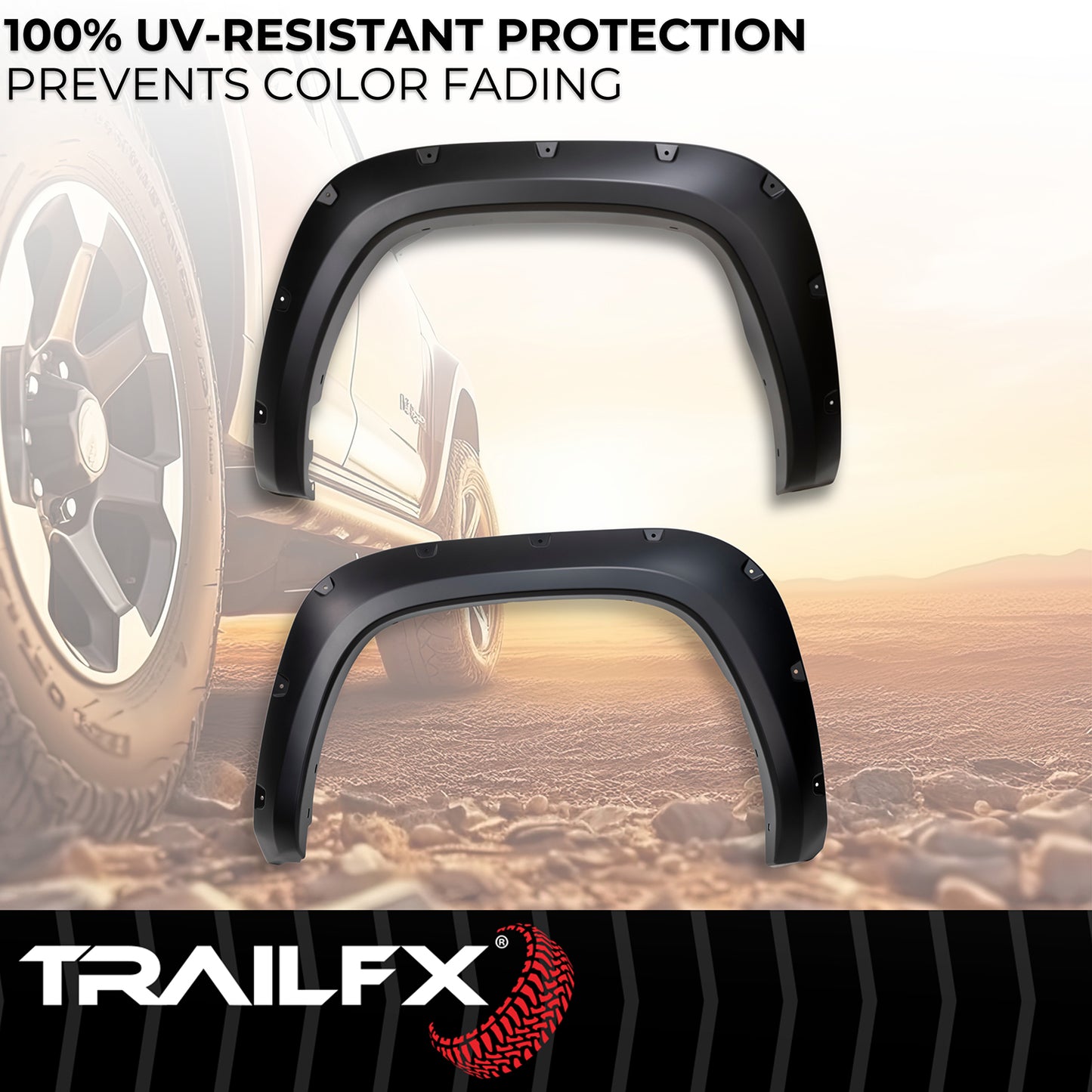 With Polished Stainless And Black Steel Rivets/ Stainless Hardware Kit by TrailFX