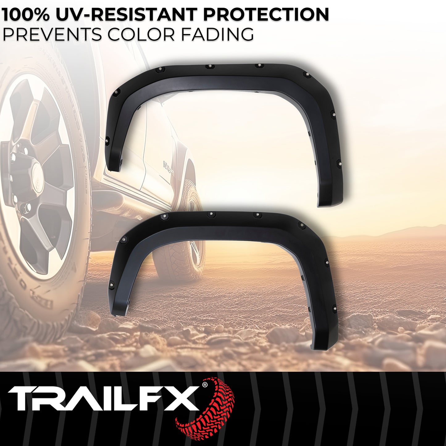 With Polished Stainless And Black Stainless Steel Rivets/ Stainless Hardware Kit by TrailFX