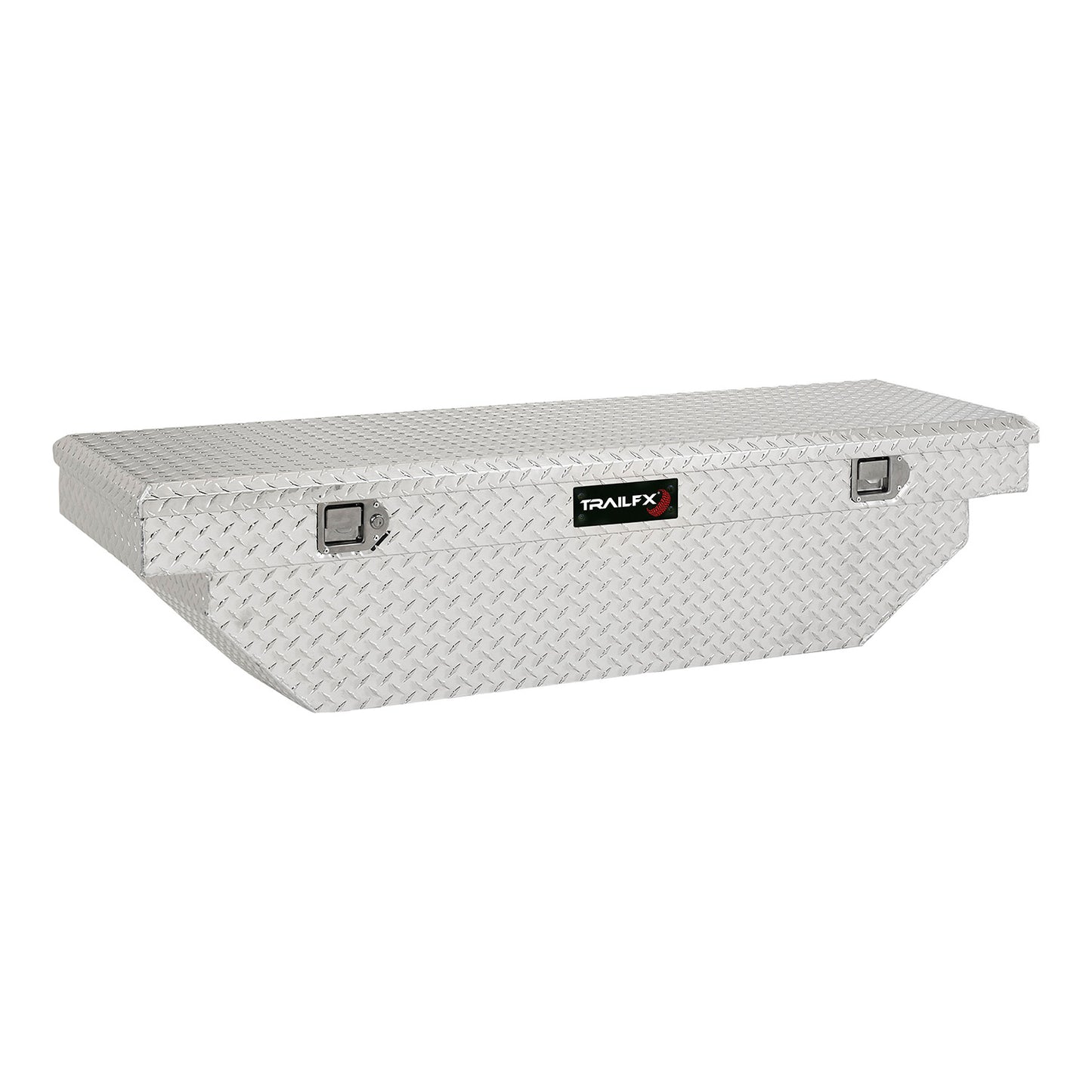 Crsovr Angled Sgl Lid Dia Tread Bright Pol Alum 60x19.25x13.5 W/Tray by TrailFX
