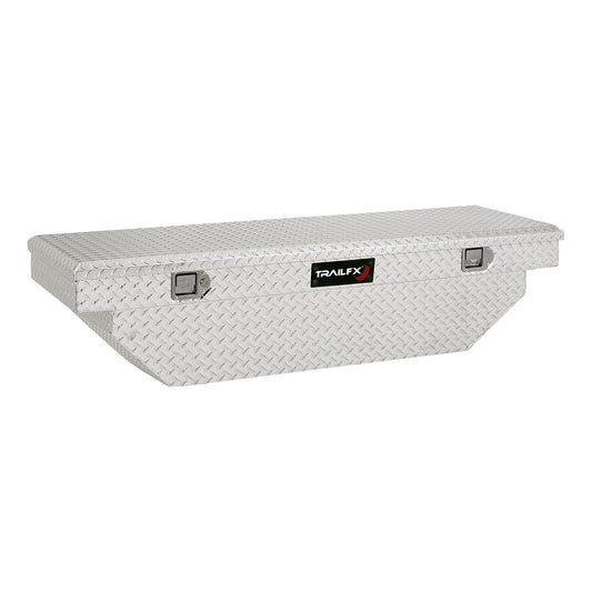 Crsovr Angled Sgl Lid Dia Tread Bright Pol Alum 63x19.25x13.5 W/Tray by TrailFX