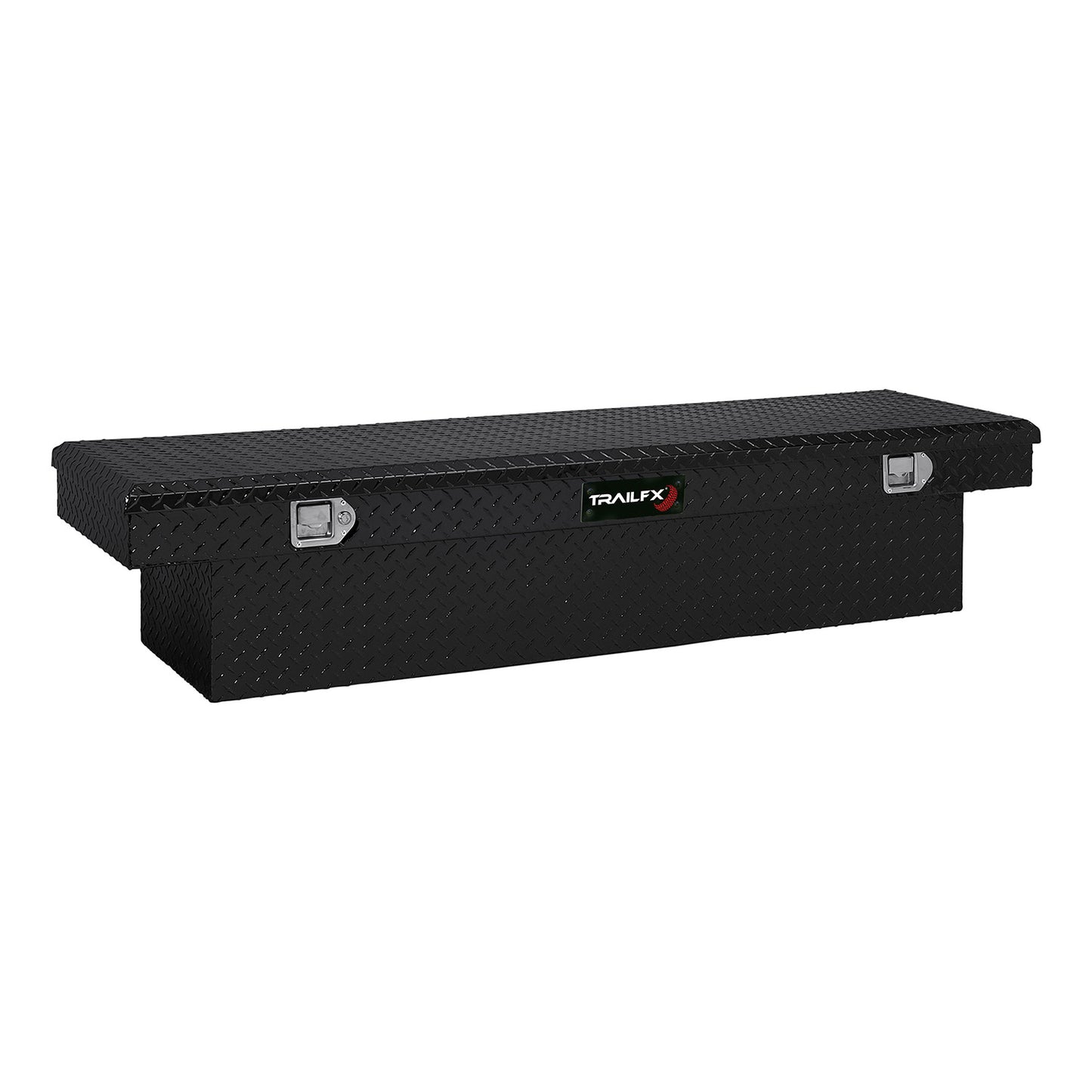 Crsovr Std Sgl Lid Pwdr Ctd Black 16 Gauge Alum 69x19.25x13.5 Cap W/Tray by TrailFX