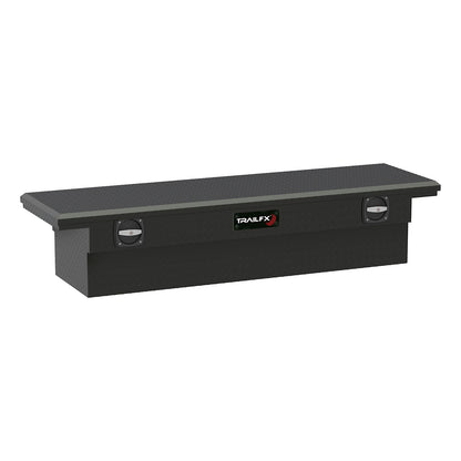 Crsovr Low Profil Sgl Lid Dia Tread Mat Black Alum 69x19.25x13.5 W/O Rail On Lid by TrailFX