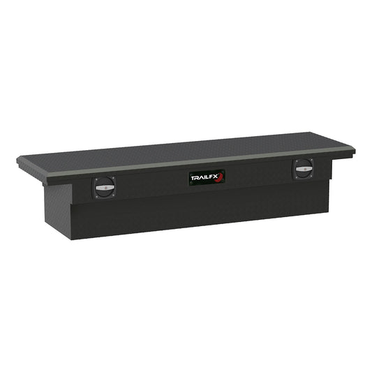 Crsovr Low Profil Sgl Lid Dia Tread Mat Black Alum 69x19.25x13.5 W/O Rail On Lid by TrailFX