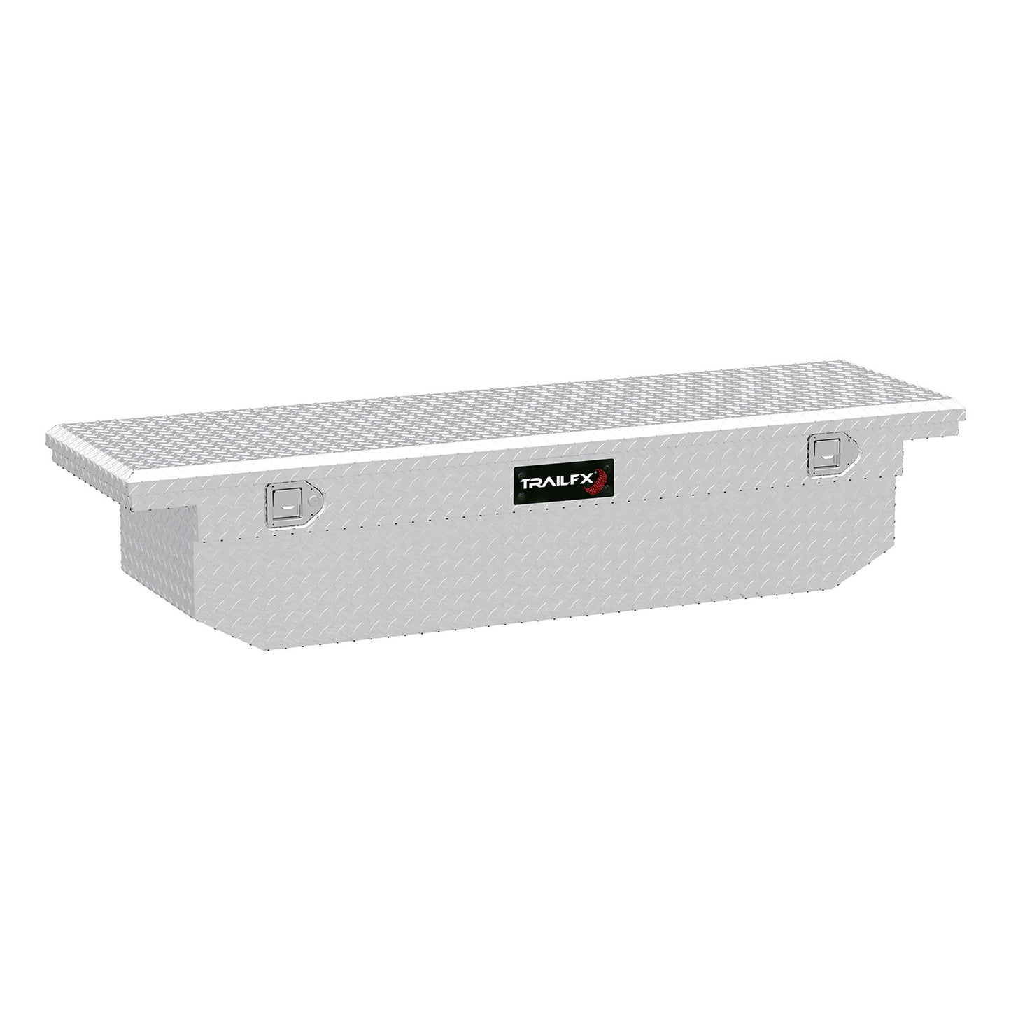 Crsovr- LP Sgl Lid Dia Tread Bright Pol 16 Gauge Alum 69x19.25x13.5 W/Tray by TrailFX