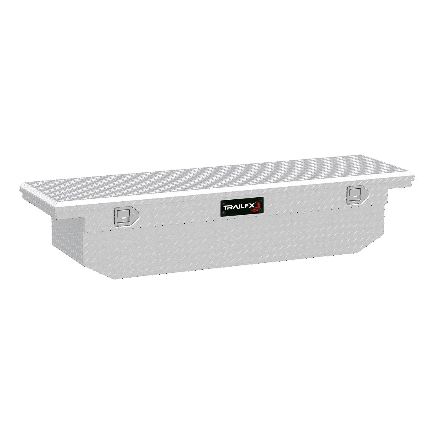 Crsovr- LP Sgl Lid Dia Tread Bright Pol 16 Gauge Alum 69x19.25x13.5 W/Tray by TrailFX