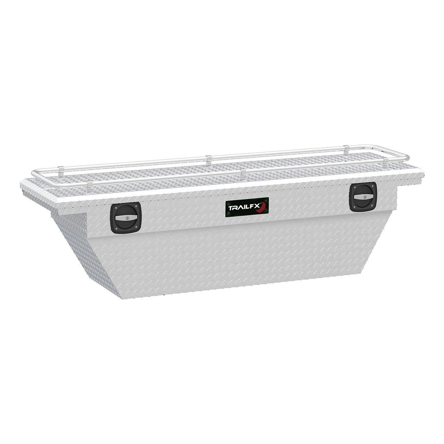 Crsovr Dep Ang Low Profil Sgl Lid Dia Trd Brit Alum 69x19.25x17.5 W/Rail On Lid by TrailFX