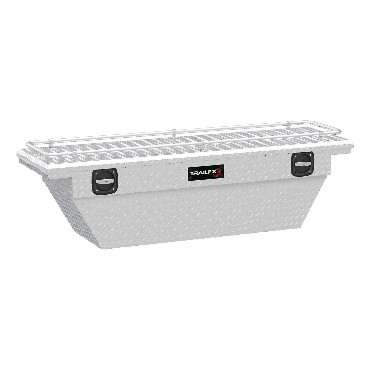 Crsovr Dep Ang Low Profil Sgl Lid Dia Trd Brit Alum 69x19.25x17.5 W/Rail On Lid by TrailFX