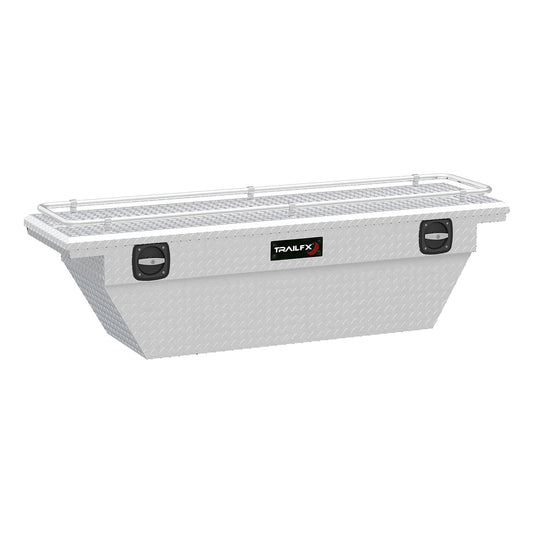 Crsovr Dep Ang Low Profil Sgl Lid Dia Trd Brit Alum 69x19.25x17.5 W/Rail On Lid by TrailFX