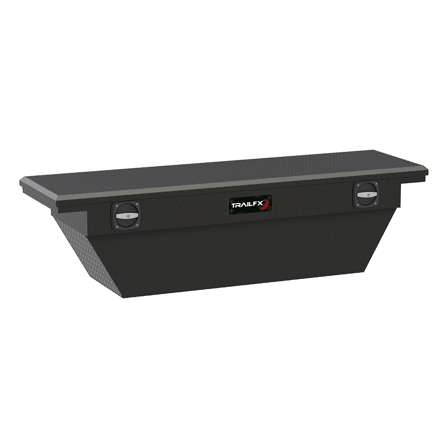 Crsovr Dp Ang Lo Pro Sgl Lid Dia Trd Mat Blk Alum 69x19.25x17.5 W/O Rail On Lid by TrailFX