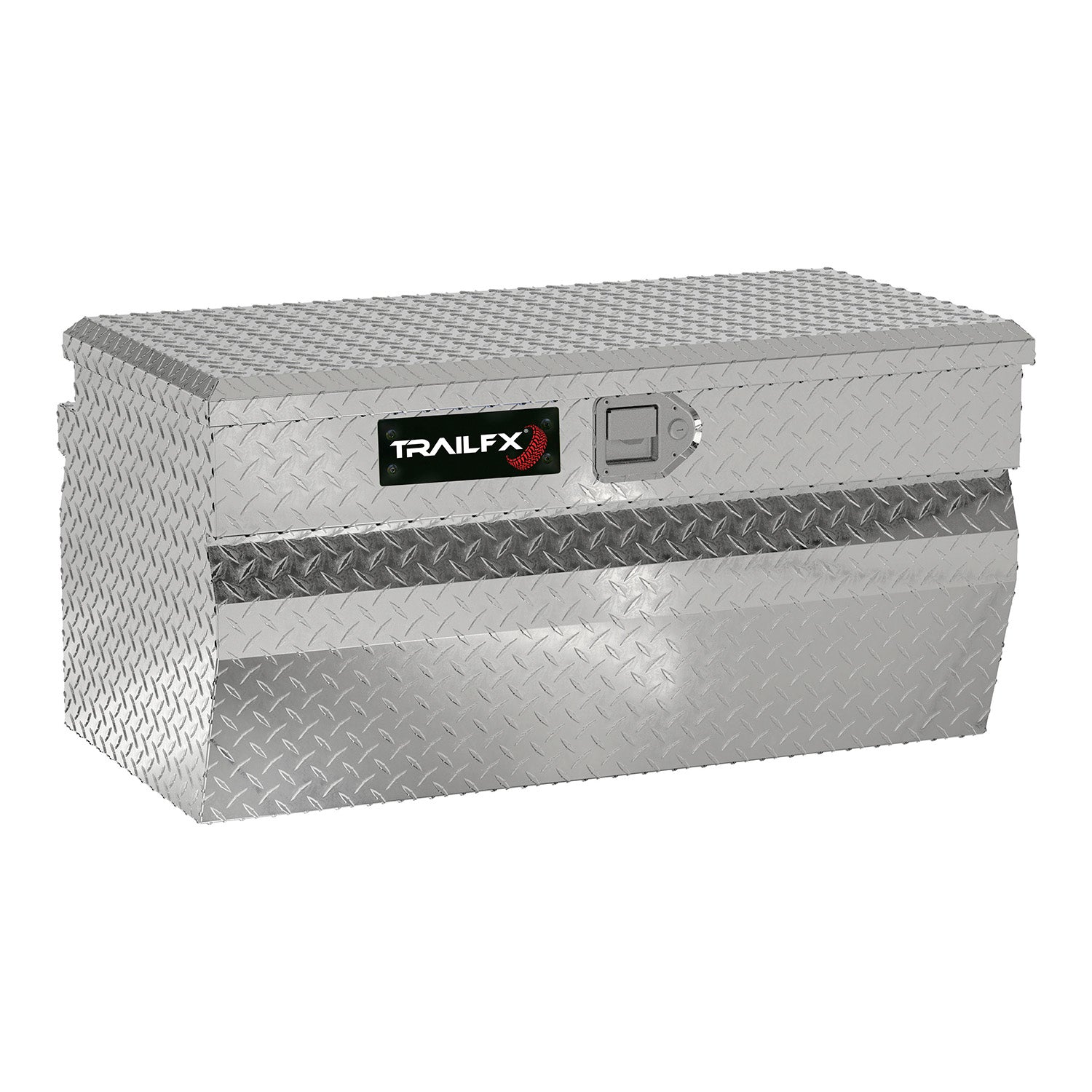 Chest Sgl Lid Dia Tread Bright Pol 16 Gauge Alum 36x19-7/8x17-1/8 by TrailFX