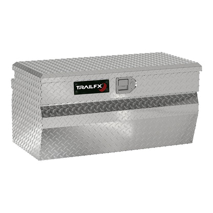 Chest Sgl Lid Dia Tread Bright Pol 16 Gauge Alum 36x19-7/8x17-1/8 by TrailFX
