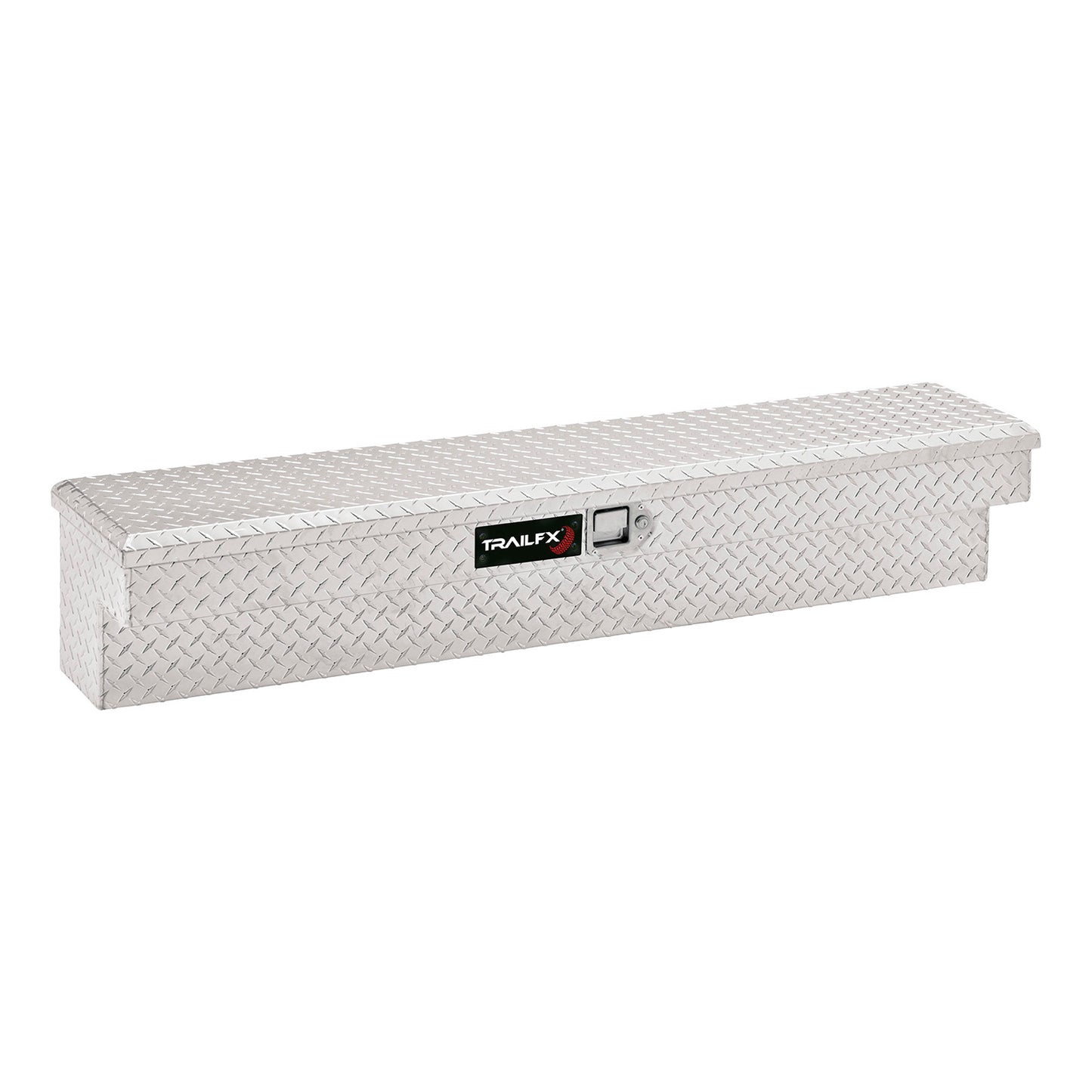 Side Mount Sgl Lid Dia Tread Bright Pol 16 Gauge Alum 72x11.25x11 by TrailFX