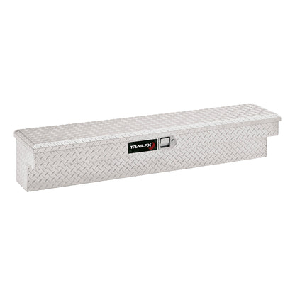 Side Mount Sgl Lid Dia Tread Bright Pol 16 Gauge Alum 72x11.25x11 by TrailFX