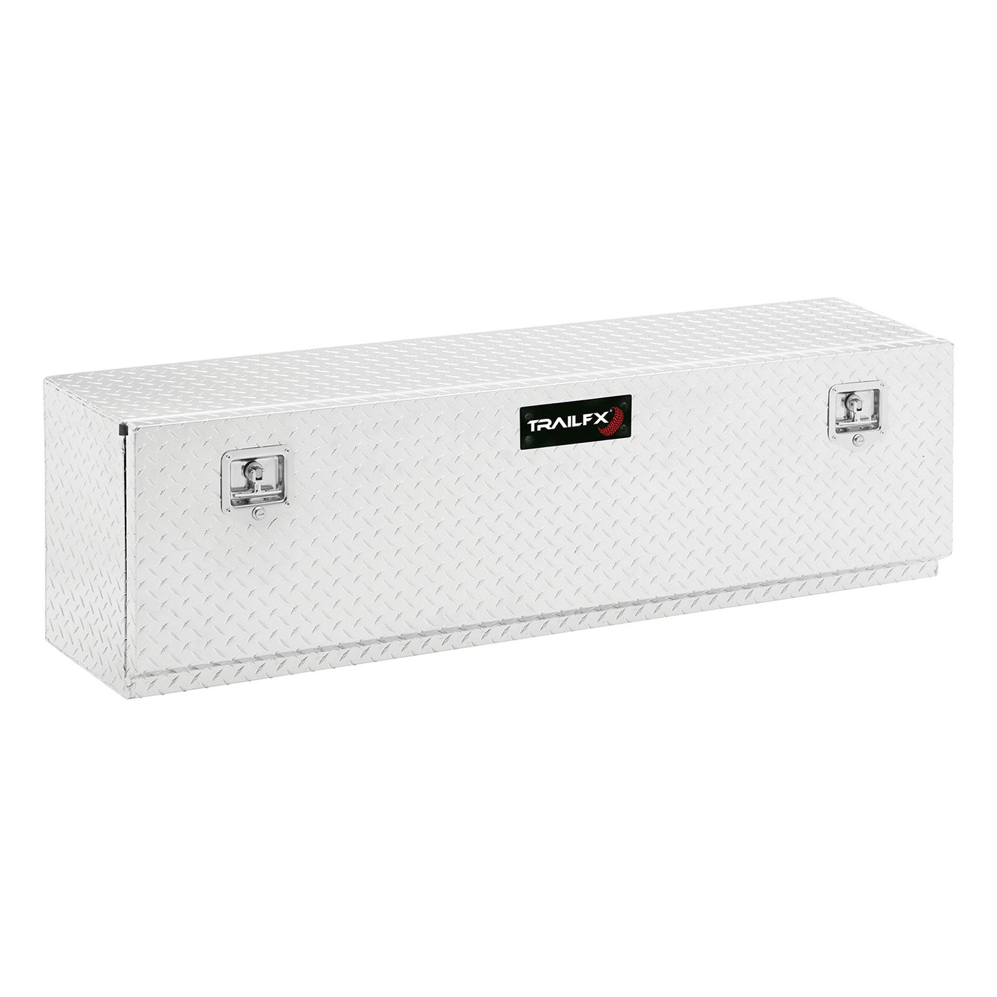 Top Mount Sgl Door Dia Tread Bright Pol 16 Gauge Alum 60x13x17 7.8 Cubic Ft Cap by TrailFX