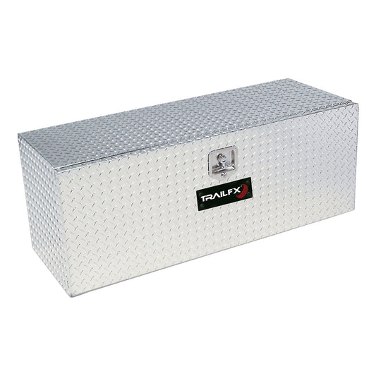 Underbody Sgl Lid Dia Tread Bright Pol 16 Gauge Alum 24x17.5x18 4.5 Cubic Ft Cap by TrailFX
