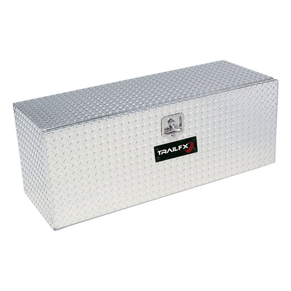 Underbody Sgl Lid Dia Tread Bright Pol 16 Gauge Alum 48x17.5x18 9.0 Cubic Ft Cap by TrailFX