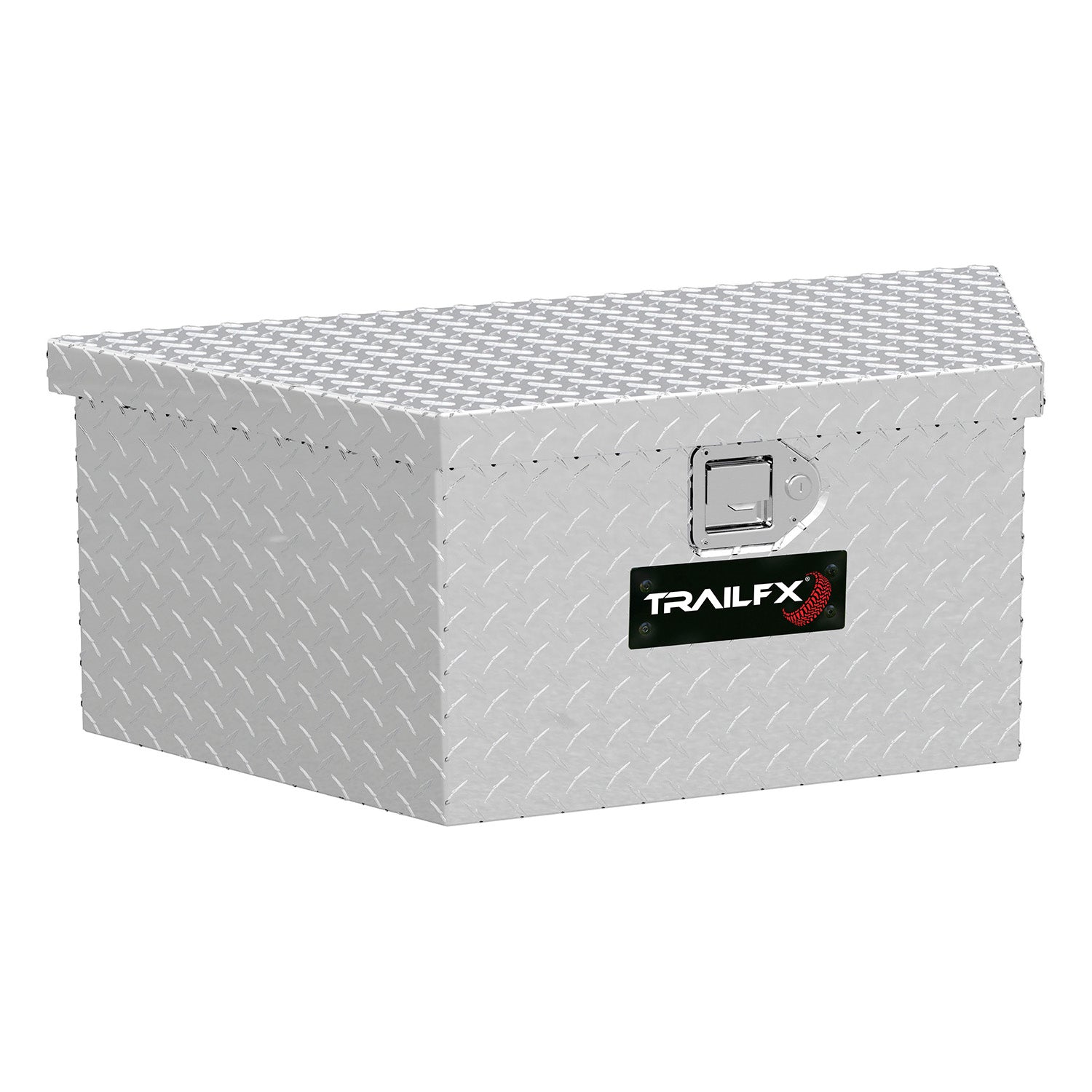 Trailer Tongue Sgl Lid Dia Tread Bright Pol 16 Gauge Alum 34x16x13 by TrailFX
