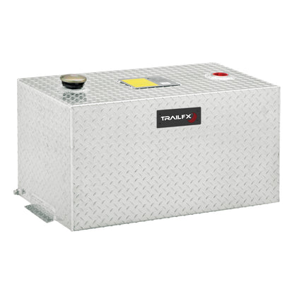 35 Gal Cap Vertical 45.25x11.25x18-3/4 Alum W/Lockable Cap by TrailFX