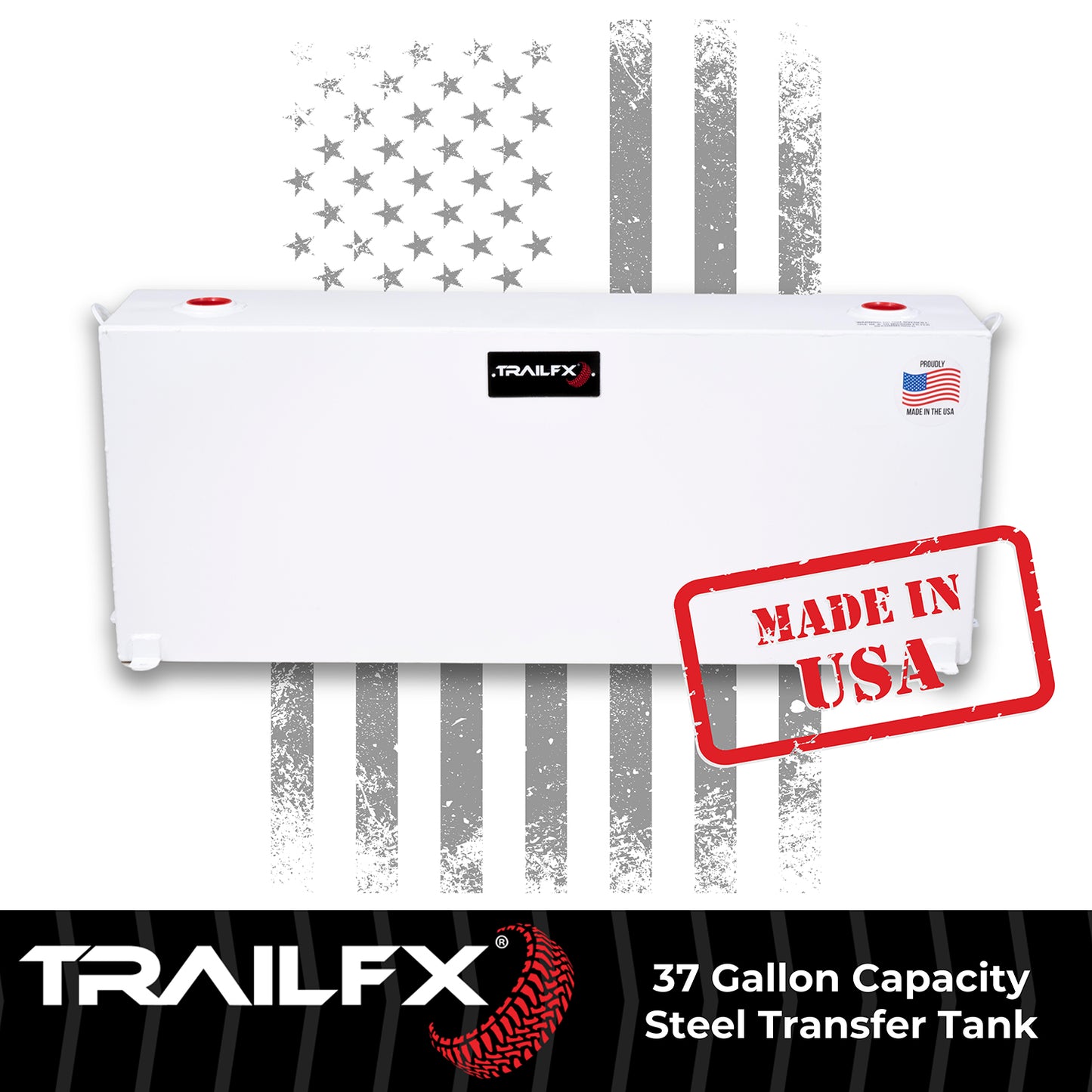 With Vented Lockable Cap (Cap Locks With Padlock - Not Included) by TrailFX