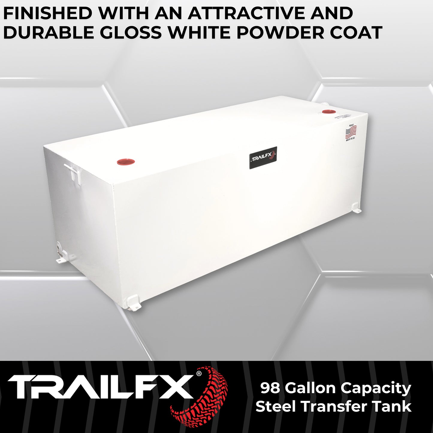 With Vented Lockable Cap (Cap Locks With Padlock - Not Included) by TrailFX