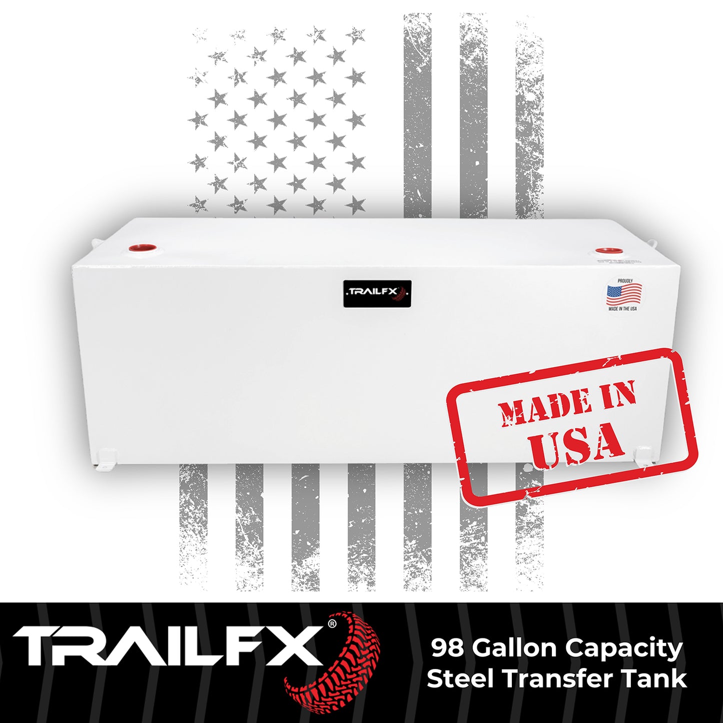With Vented Lockable Cap (Cap Locks With Padlock - Not Included) by TrailFX