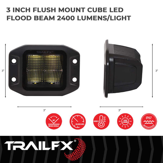 Black Die-Cast Aluminum Housing by TrailFX