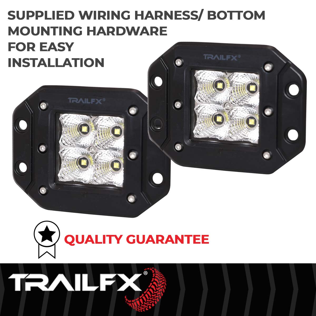 With Wiring Harness/ Bottom Mounting Hardware by TrailFX
