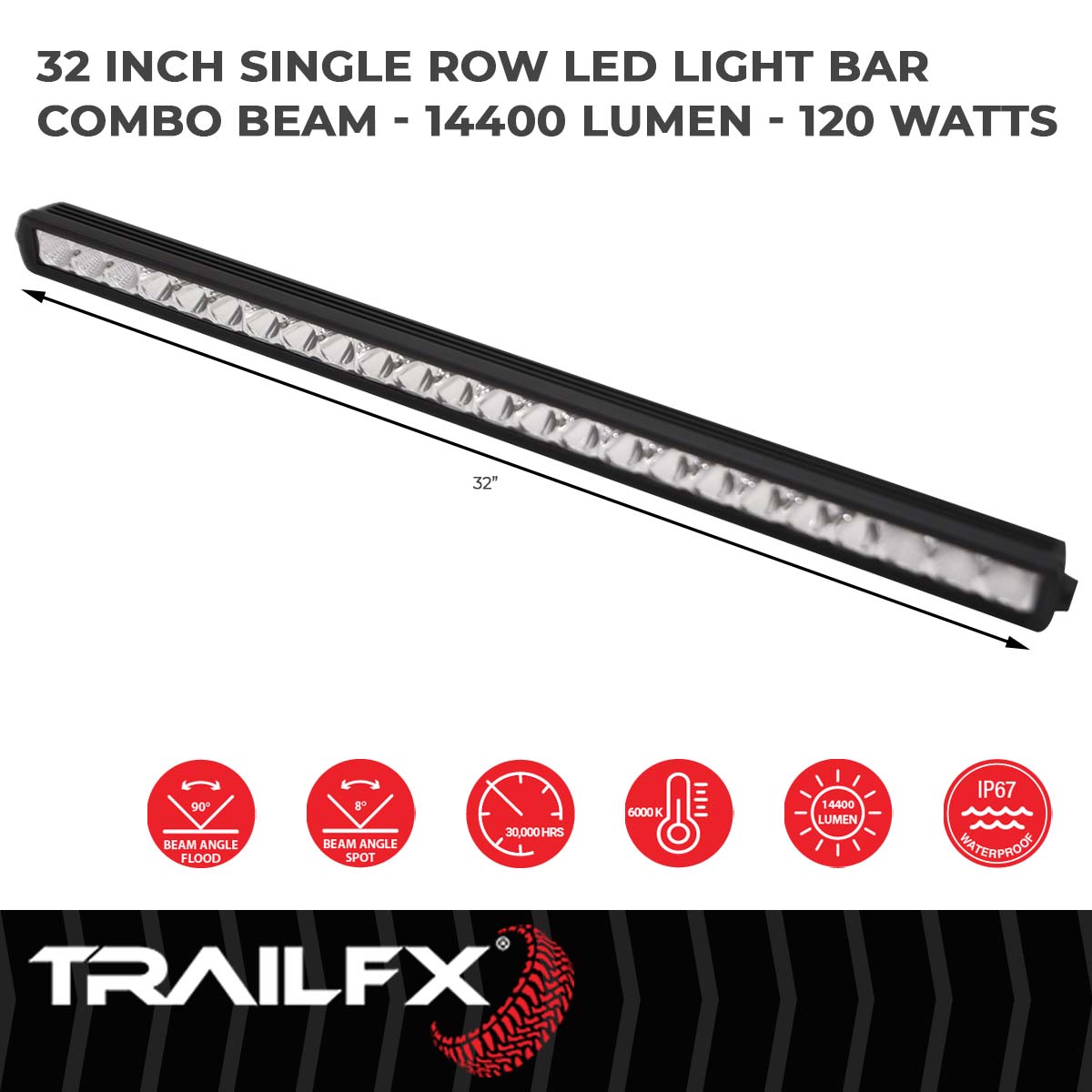 Single Light W/Wrng Hrns by TrailFX