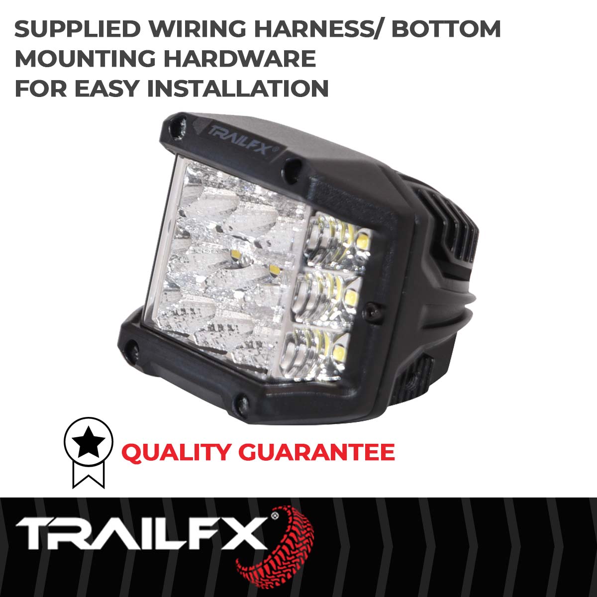 Black Die-Cast Aluminum Housing by TrailFX