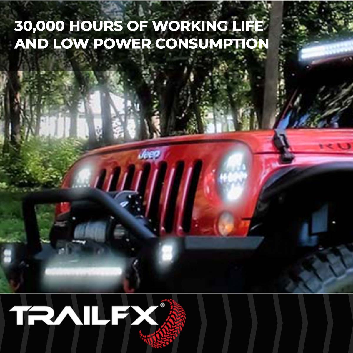 Black Die-Cast Aluminum Housing by TrailFX