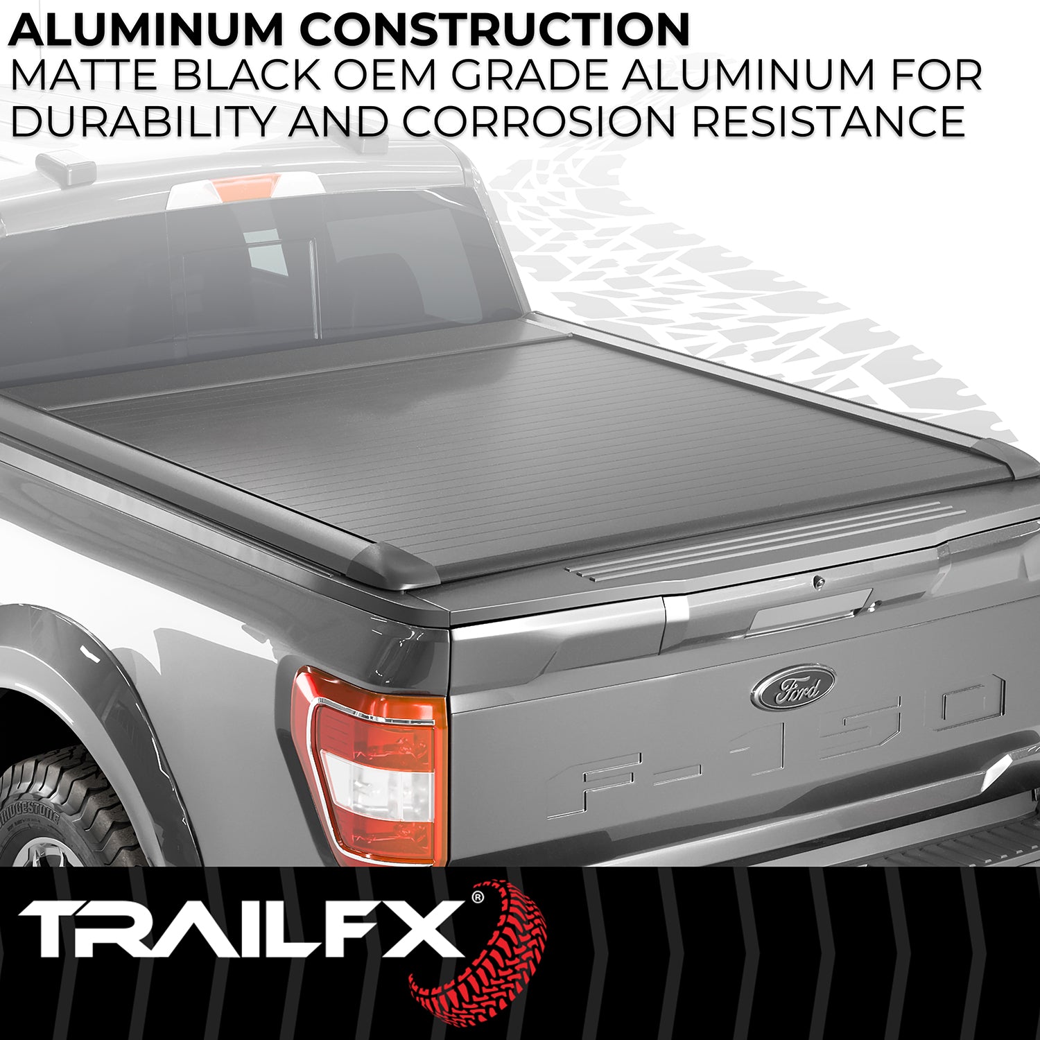Trail FX Tonneau Cover TFX6001, Manual Retractable,Key Lockable by TrailFX