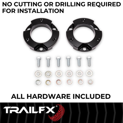 1-1/2 Inch Lift, Strut Assembly Spacers, With Spacers/ Installation Hardware by TrailFX
