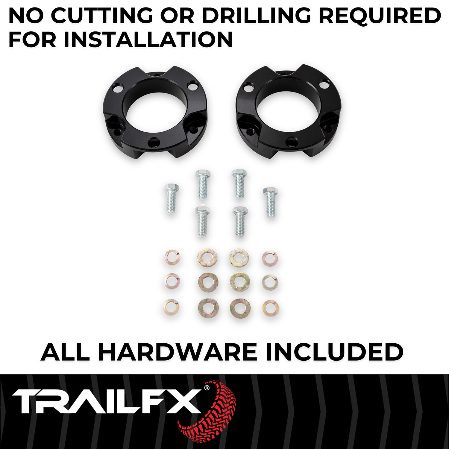 With Spacers/ Installation Hardware by TrailFX